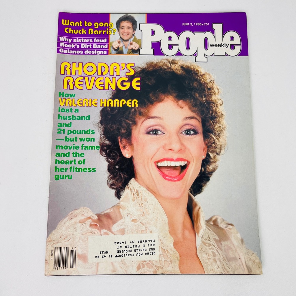 People Weekly Magazine June 2 1980 Valerie Harper Rhoda's Revenge Vintage Good